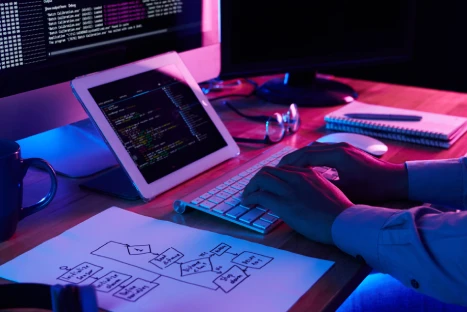 Developer at work